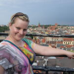 Widok z wieży Ratusza w Toruniu