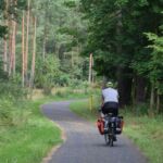 Tak piękną ścieżką wylotową żegnał nas Toruń