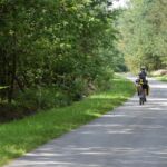 Dziś dużo jeździliśmy w cieniu drzew