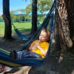 Zmęczony pedałowaniem kolarz... zasłużenie odpoczywa. ;)